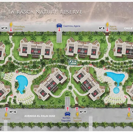 Colinas - Timanfaya 03 Vista Reserva Natural Y Jardin Arona (Tenerife)